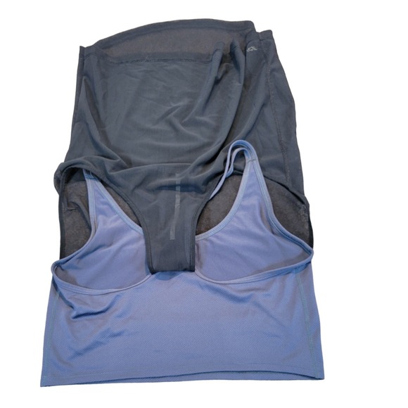 New Balance Women's NB Ice Tank Top Black Shrer Lightweight Running Sports Bra - Picture 5 of 8